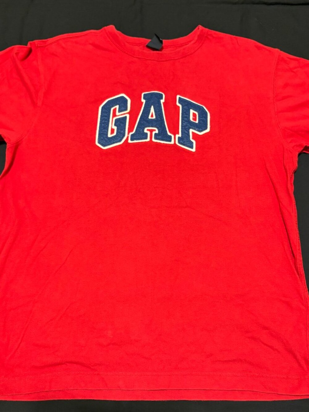 Boys Gap Logo Red Athletic Short Sleeve Tee Shirt Size XXL (14-16)